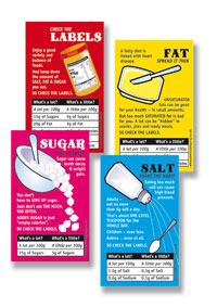 Check the Labels Salt Fat Sugar