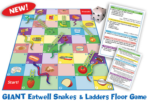 Eatwell Snakes and Ladders Game