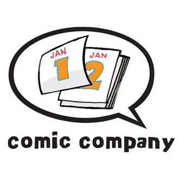 Comic Company dates logo