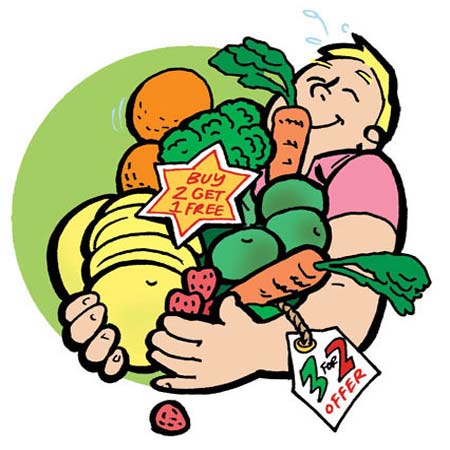 Dave loves fruit and veg
